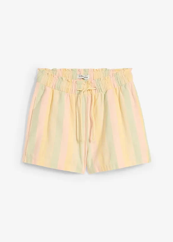 Shorts i luftig materialblandning, bonprix