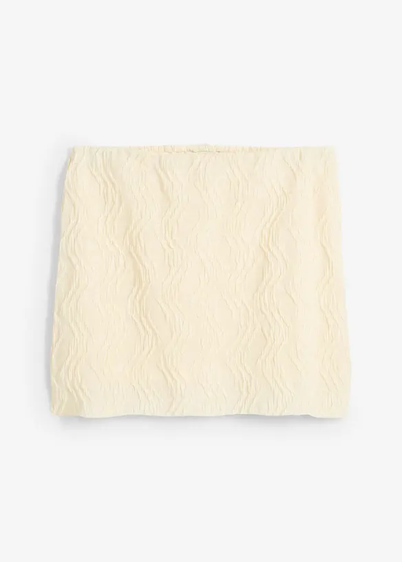 Minikjol i material med struktur, bonprix