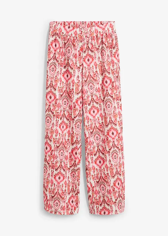 Byxa i dra på-modell av kräpp med struktur, bonprix