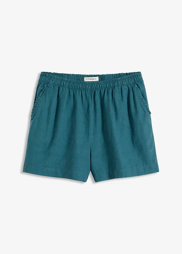 Shorts med viss del linne, bonprix