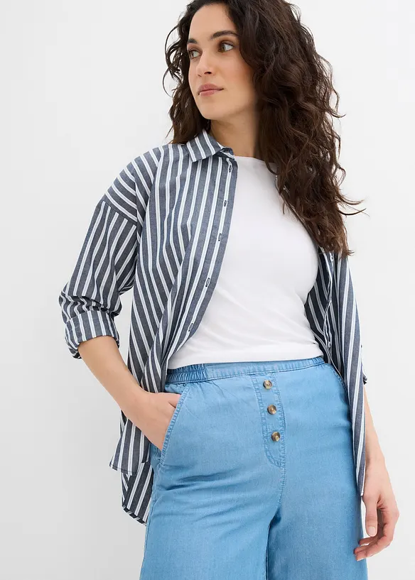 Dra på-shorts i Tencel, bonprix