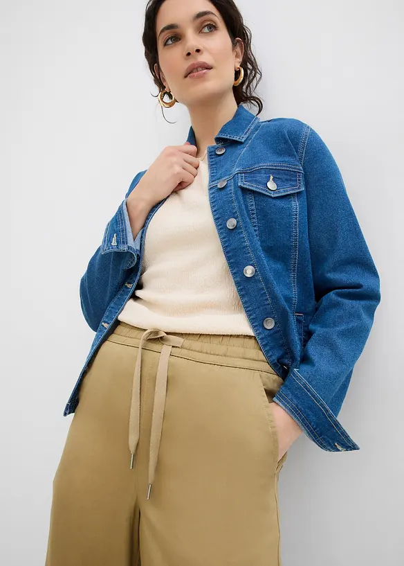 Dra på-byxa av Tencel i 7/8-längd, bonprix