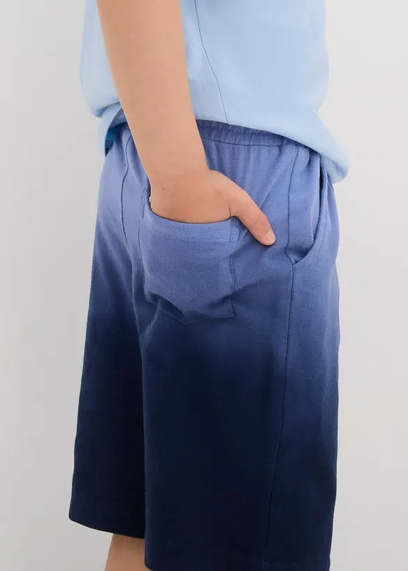 Trikåbermudas för barn (2-pack) i ren bomull, bonprix