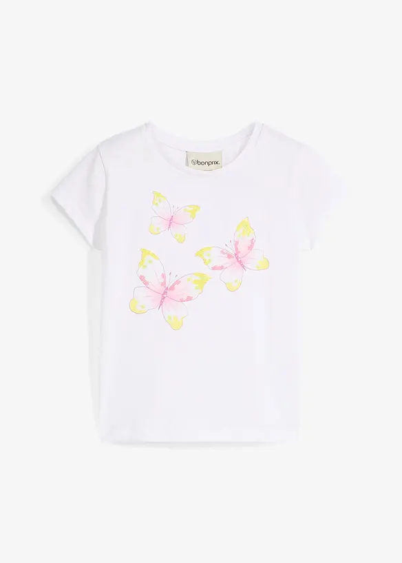 T-shirt i ren ekologisk bomull för barn, bonprix