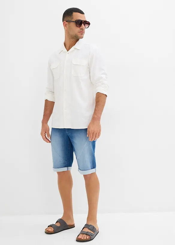 Shorts i sweatdenim, Relaxed Fit, bonprix