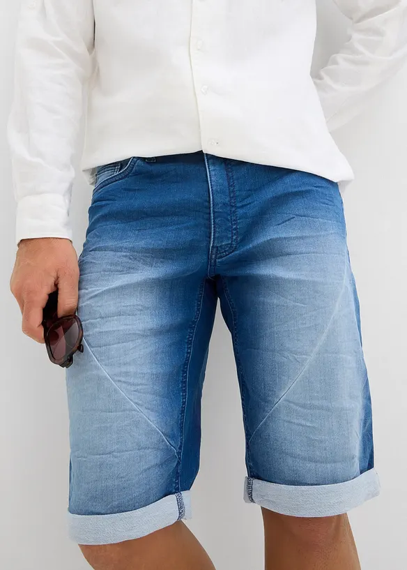 Shorts i sweatdenim, Relaxed Fit, bonprix