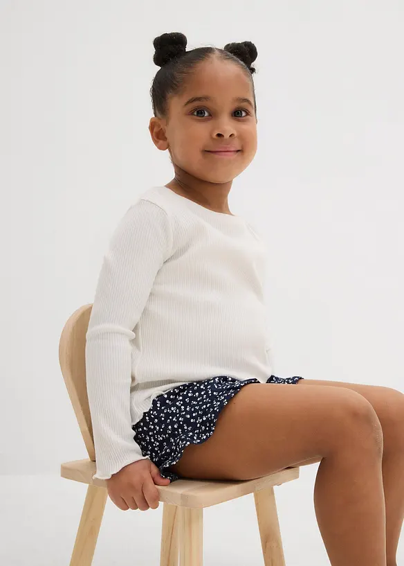 Jerseyshorts i ren ekologisk bomull f&ouml;r barn (3-pack), bonprix