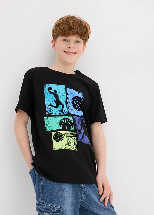 T-shirt i ekologisk bomull för barn, bonprix