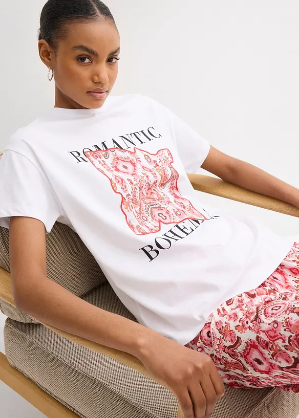 T-shirt av ren bomull, bonprix