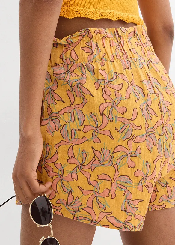 Shorts i bomull och viskos, bonprix