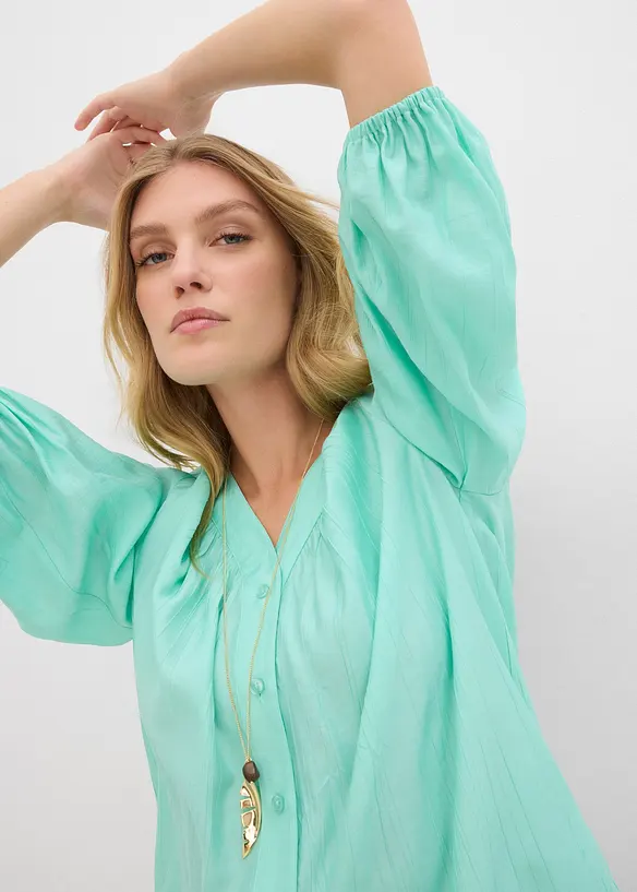 Oversizeblus av mjuk viskosmix, bonprix