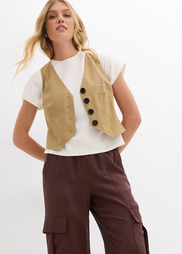 T-shirt i ren ekologisk bomull, bonprix