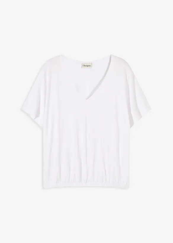 Oversizetopp i mjuk viskosmix, bonprix