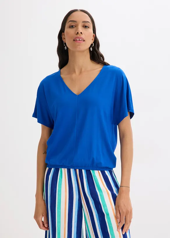 Oversizetopp i mjuk viskosmix, bonprix