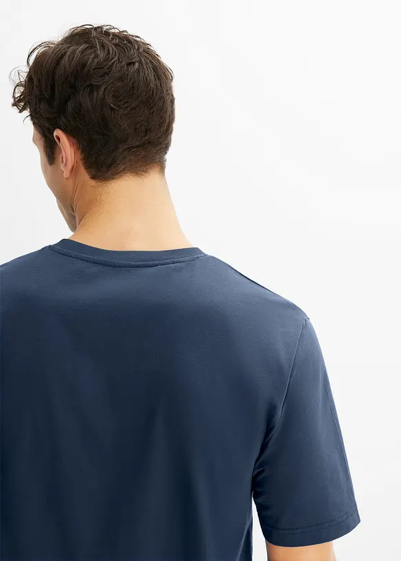 Pyjamas med shorts och bomull (4 delar), bonprix