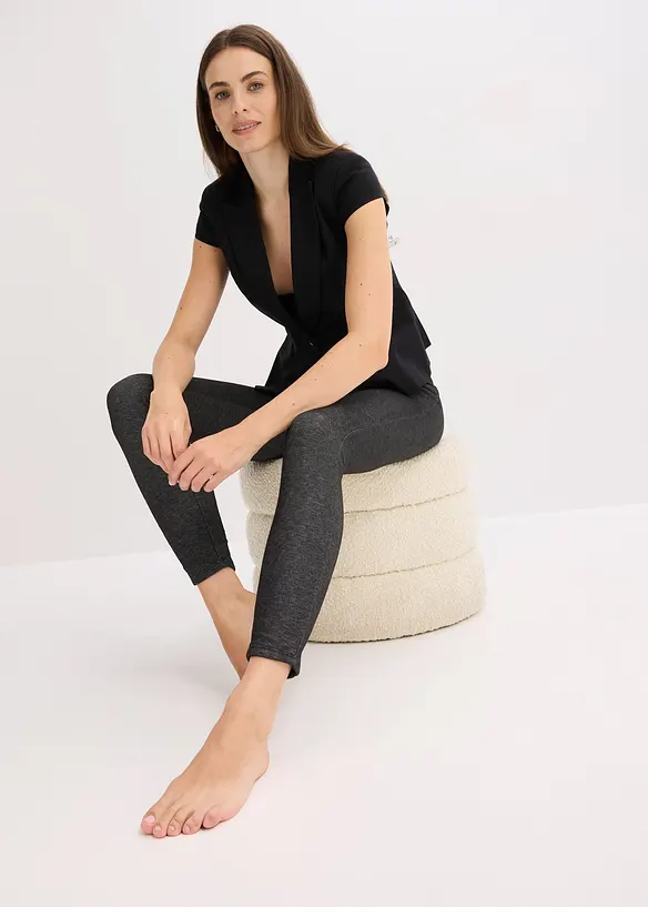 Termoleggings med jeanslook, bonprix