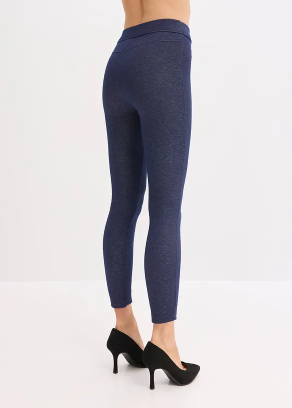 Termoleggings med jeanslook, bonprix