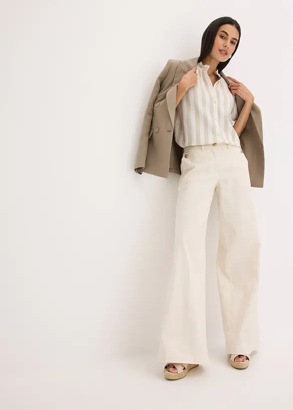 Randig blus, bonprix