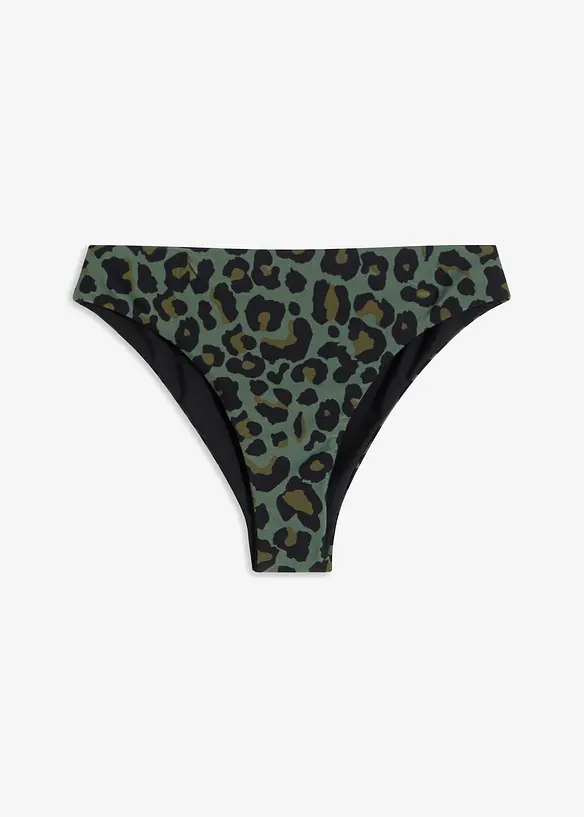 Snabbtorkande vändbar bikinibyxa med höga benöppningar, bonprix