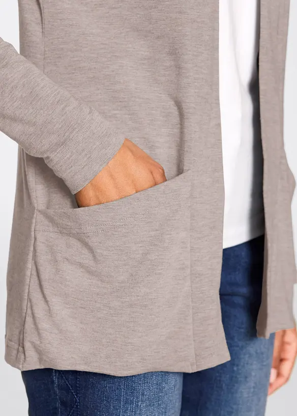Stretchcardigan i mjuk viskos, bonprix