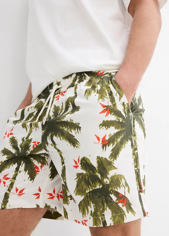 Dra på-shorts i viskos, Loose Fit, bonprix
