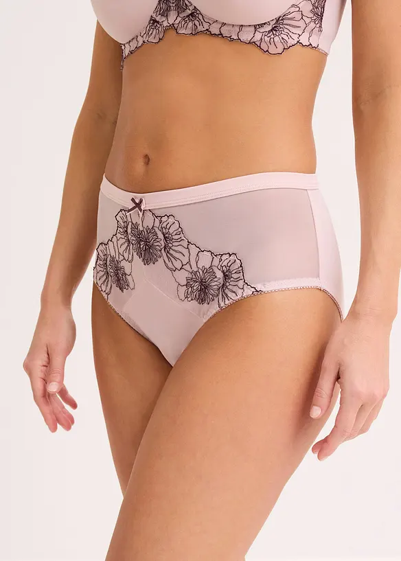 Maxitrosa med diskret broderi, bonprix