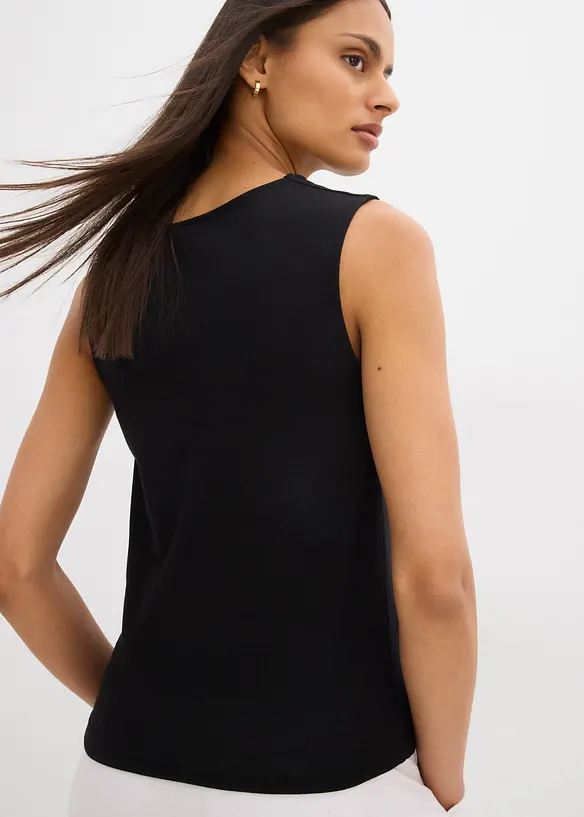 Linne i luftigt stickat material, bonprix