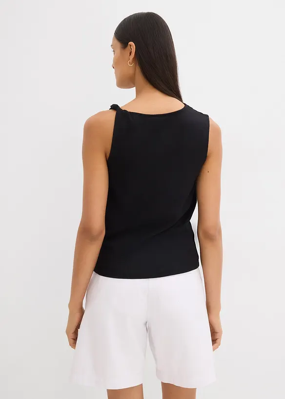 Linne i luftigt stickat material, bonprix