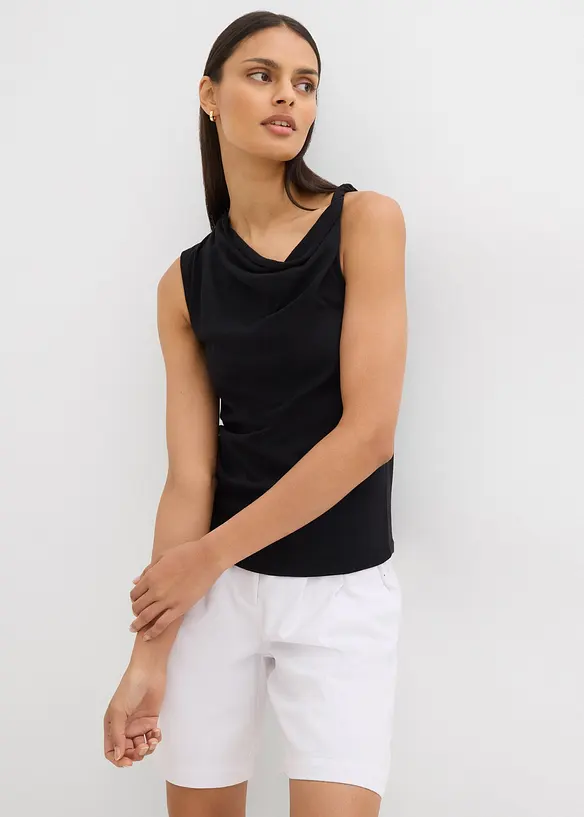 Linne i luftigt stickat material, bonprix