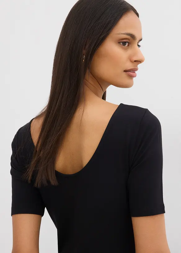 T-shirt av fintrådig viskos, bonprix