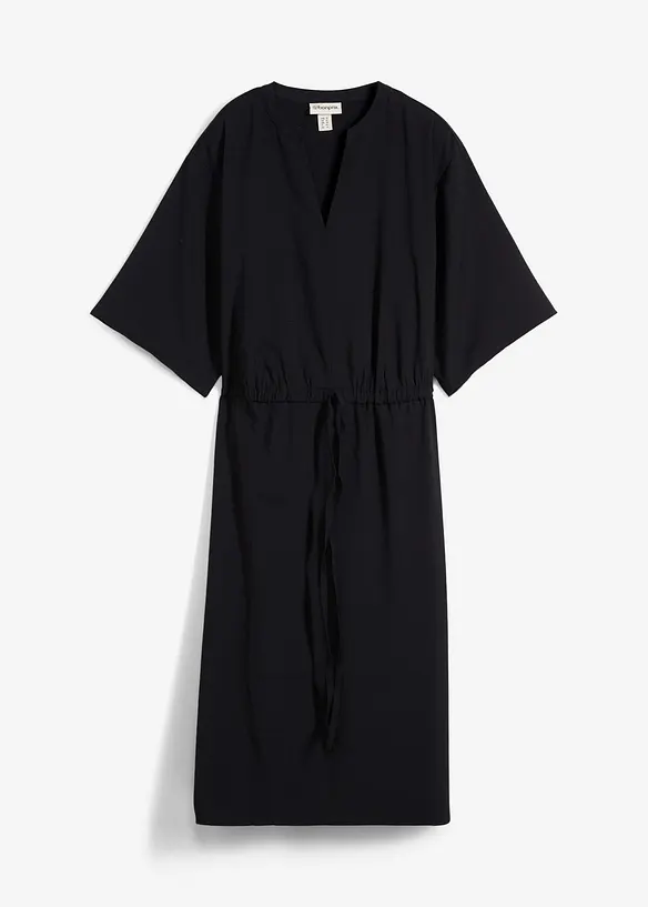 Kaftanklänning av tunn viskos, bonprix