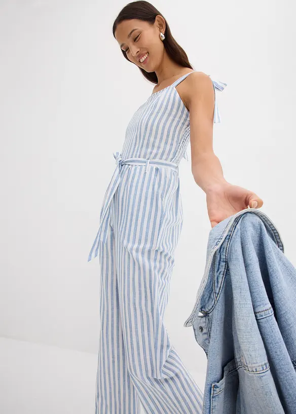 Jumpsuit av ren bomull, bonprix