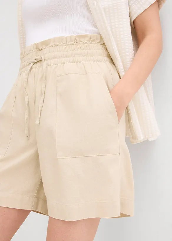 Shorts i linnemix, bonprix