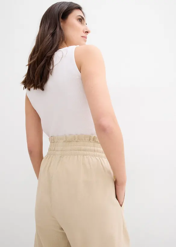 Shorts i linnemix, bonprix