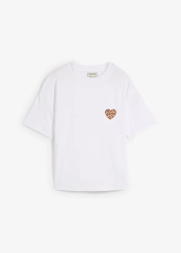 Kort topp med överskurna axlar, bonprix