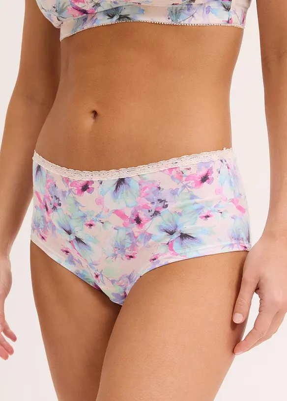Maxihipstertrosa (4-pack) med ekologisk bomull, bonprix
