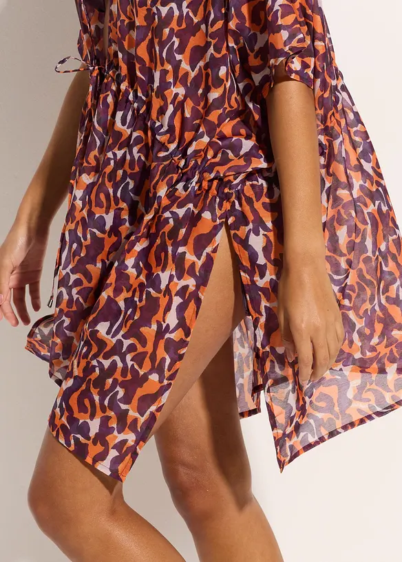 Strandkimono med knytdetalj, bonprix