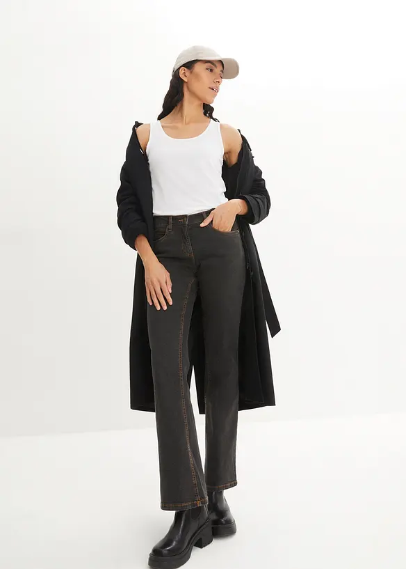 Bootcut Jeans High Waist, Stretch, bonprix