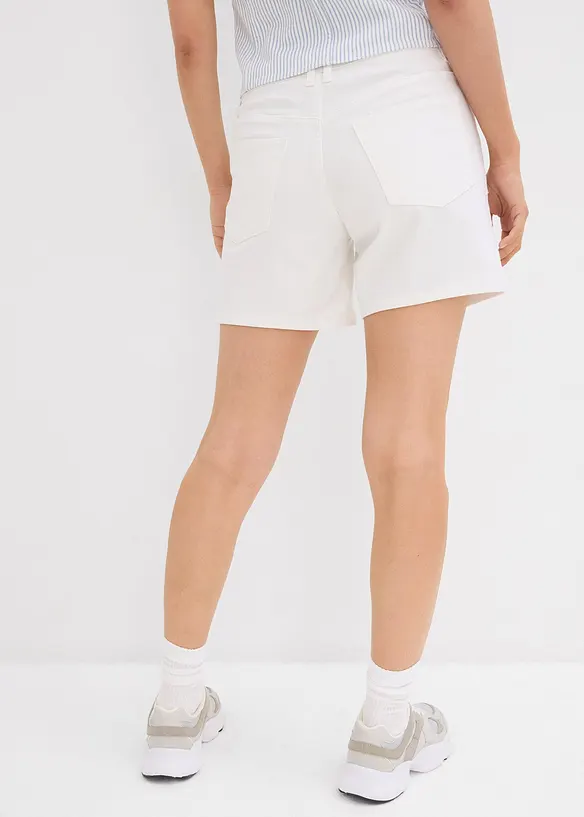 Jeansshorts Mid Waist, Low Stretch, bonprix