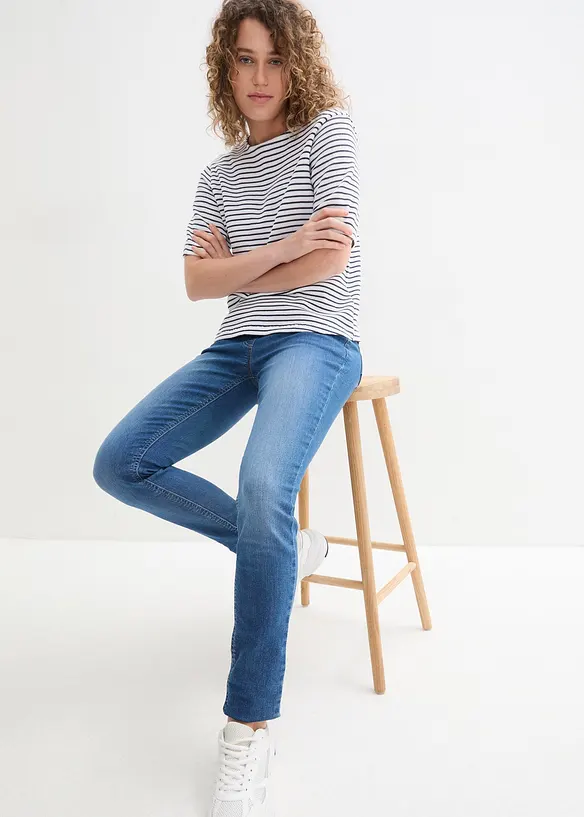 Jeggings Mid Waist, med bekväm midja, bonprix