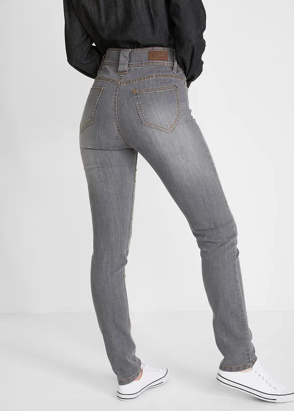 Jeans med Slim Fit och High Waist, comfort Stretch, bonprix