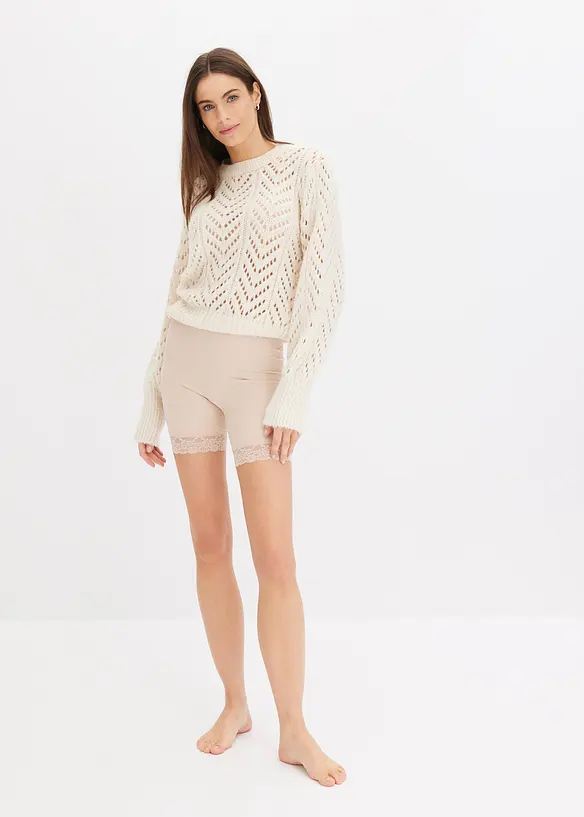 Cykelbyxa med anti-skav-effekt&nbsp;i svalkande material, bonprix