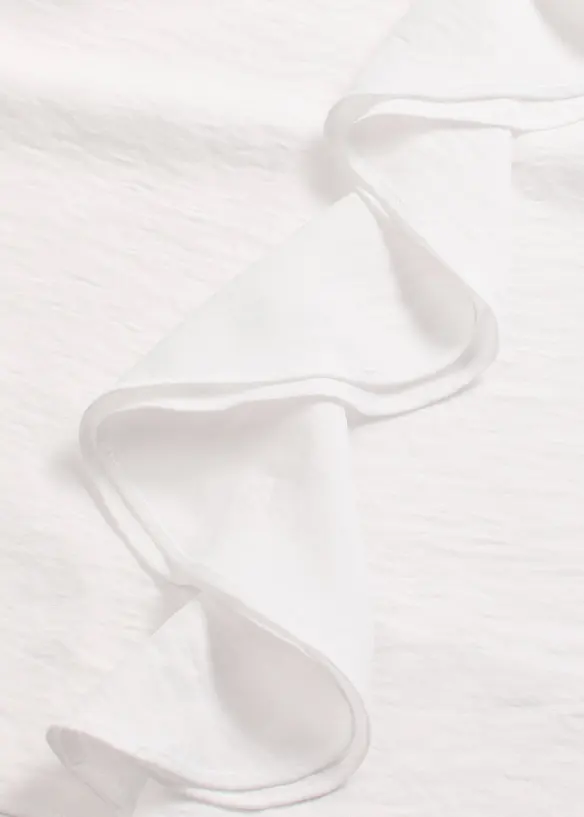 Linne i glansig satin, bonprix