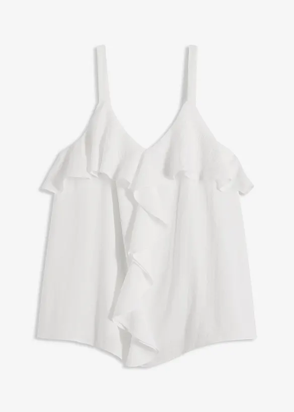 Linne i glansig satin, bonprix