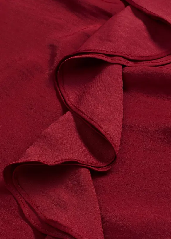 Linne i glansig satin, bonprix