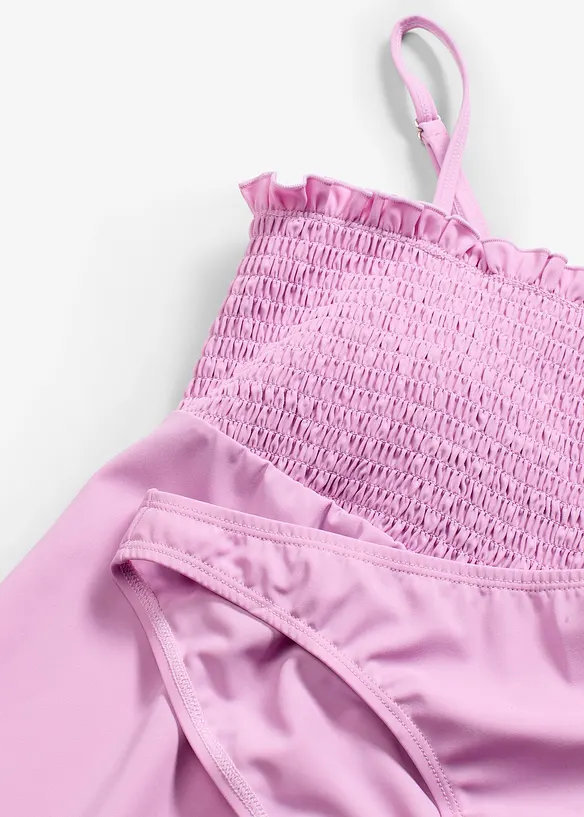 Smockad bandåtankini (2 delar), bonprix