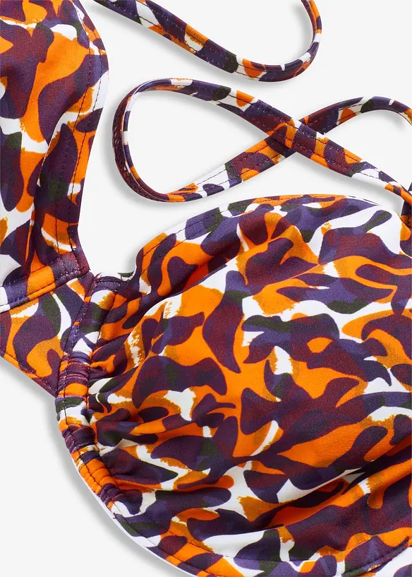 Bygelbikini (2 delar) med högt skurna benöppningar, bonprix