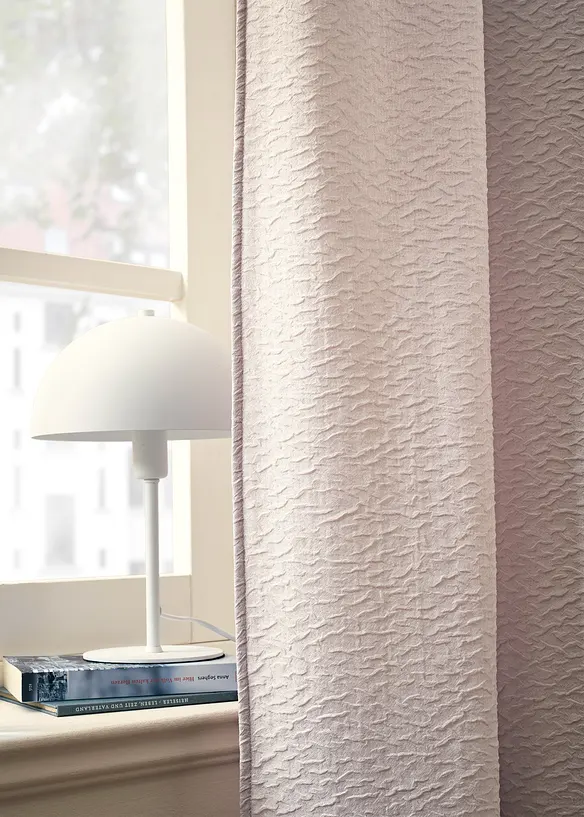 Gardinlängd med krinklade effekter (1 styck), bonprix