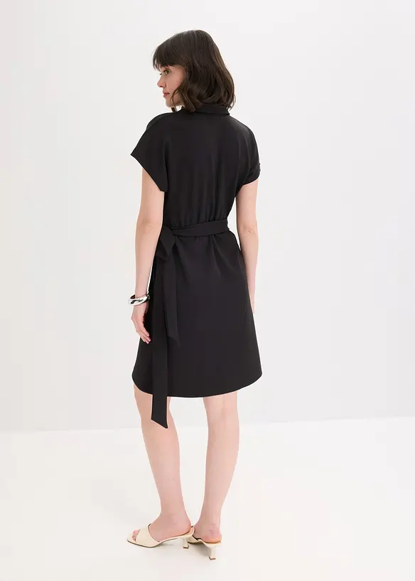 Miniklänning med omlottlook, bonprix