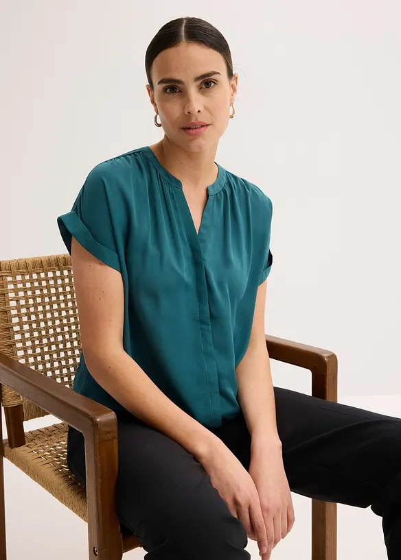 Blus i georgette, bonprix